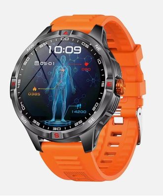 Outdoor GPS Smart Watch Männer Große Batterie 1,46 ´´HD-Bildschirm kompass IP68