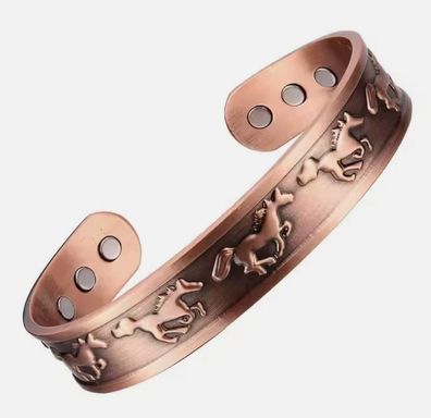 massives reines Kupfer Armband magnetisch heilend Armreif Arthritis Entlastung