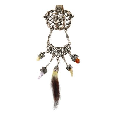 Schürzen Kette Second Hand mit Anhängern, Silber wie neu, Second Hand, 25324721, getr