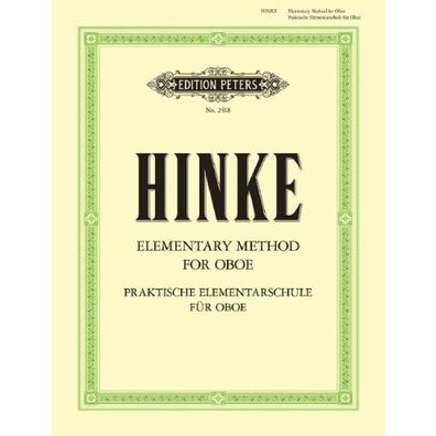 Praktische Elementarschule (Hinke) - Oboe Noten