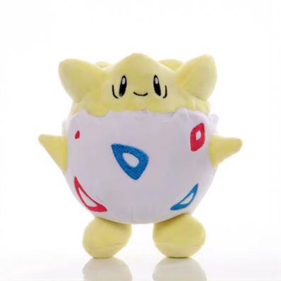 Togepi Plüschtier 18 cm - Pokémon Kuscheltier - Weiches Spielzeug zum Knuddeln