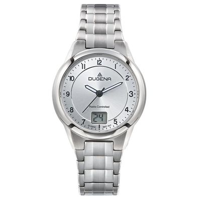 DUGENA Damenuhr Gent Funk Titanband 4461126