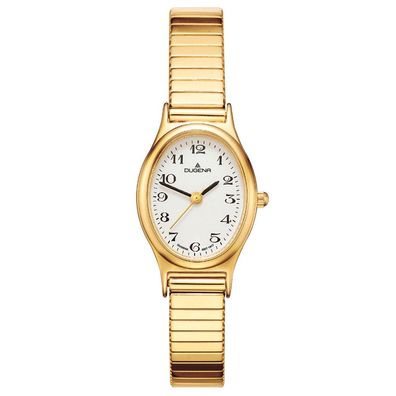 DUGENA Damenuhr Vintage Comfort Zugband 4168003-1