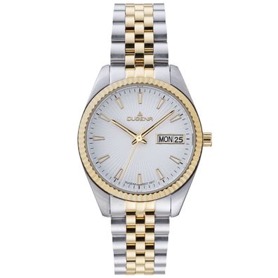 DUGENA Damenuhr Venetia Edelstahl bicolor 4461033