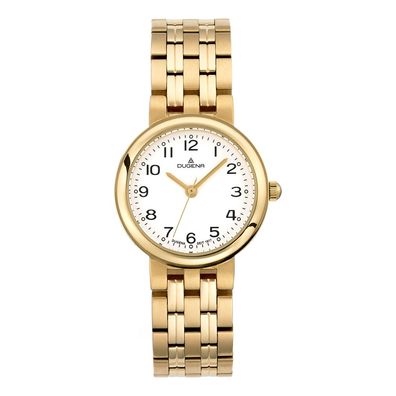 DUGENA Damenuhr Brenda Edelstahl Schmuckband 4460724-1