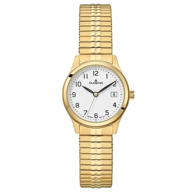 DUGENA Damenuhr Bari Zugband Gold 4460758-1