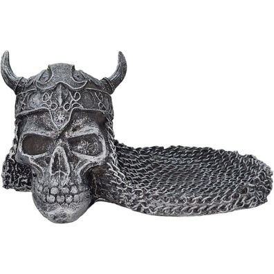 Ablage Wikinger Totenschädel mit Hörnern (Gr. 10x19cm)