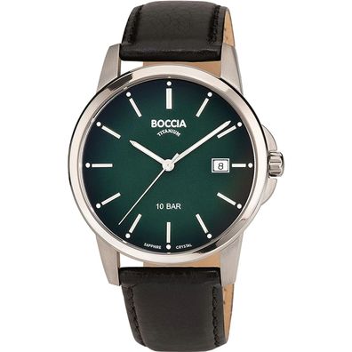 BOCCIA Herrenuhr 3633-02 Titanyum 40 mm 10 ATM
