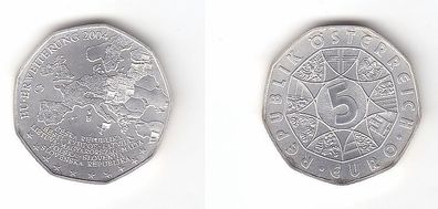 5 Euro Silbermünze Österreich EU Erweiterungen 2004 (113140)