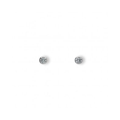 HELGA ANDRÄ Ohrstecker Silber Stück Zi 4,0 mm