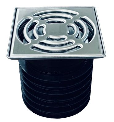 Einsteckablauf Pronto mit Edelstahlrost DN 100