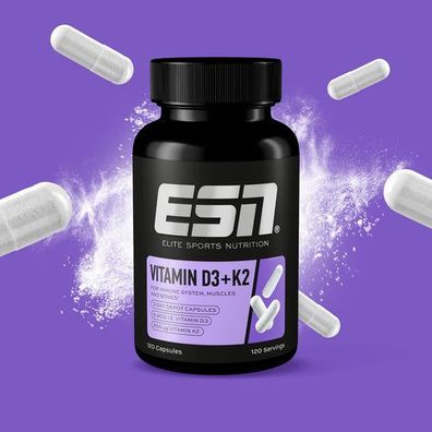 ESN Vitamin D3 + K2 120 Kapseln 5600i.e
