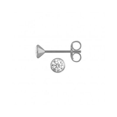 HELGA ANDRÄ Ohrstecker Silber Stück Zi 4,0 mm