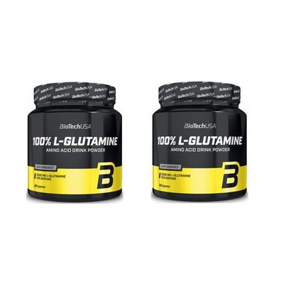 BioTech USA 100% L-Glutamin 2x500g - Aminosäuren