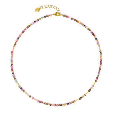 BERND WOLF Halskette 925/- Silber Landina, Turmalin