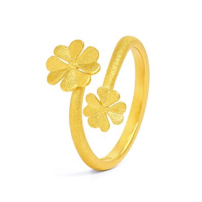 BERND WOLF Damenring 925/- Silber Kleenias, Goldplattiert