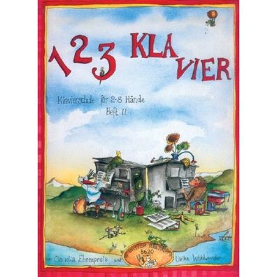 1 2 3 Klavier Band 2 - Klavierschule für 2 - 8 Hände - Klaviernoten