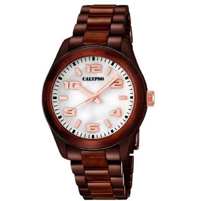 Calypso unisex K5648/7 Kunststoff dunkelbraun 5 ATM