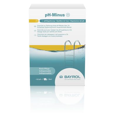 BAYROL pH-Minus Beutel | 2 kg | Karton mit Beutel à 500 g