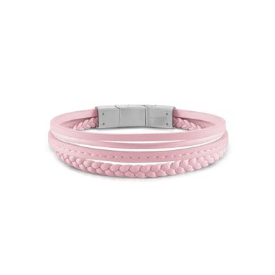 Malibu pink leather bracelet JUMB01345JWSTPIT / U