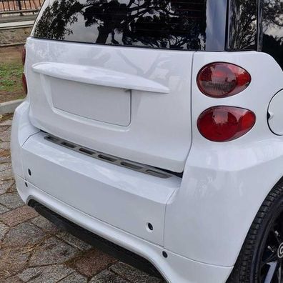 Ladekantenschutz Stoßstangenschutz für Smart ForTwo 451 2007-2015 Chrom Dunkel