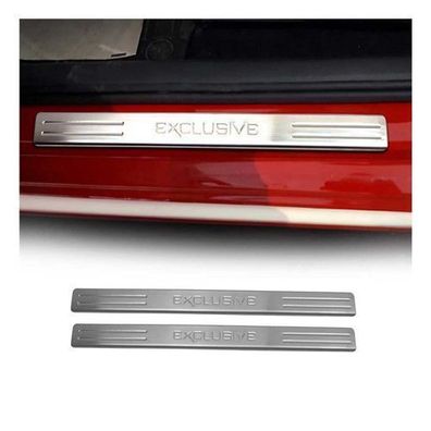 Einstiegsleisten Lackschutz Türschweller Exclusive Chrom Edelstahl 2 tlg