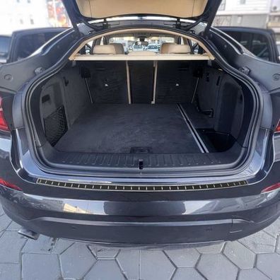 Ladekantenschutz Stoßstange für BMW X4 F26 2014-2018 Edelstahl Kohlefaserfolien