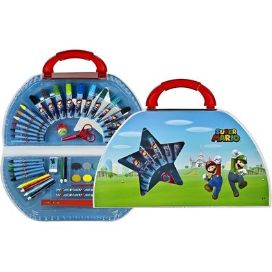 Super Mario Malset für Unterwegs Kreativer Malspaß mit Mario, Luigi und Co