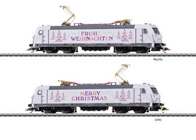 Maerklin 36025 Weihnachtslok 2025 E-Lok BR 185.2 WB mfx Spur H0