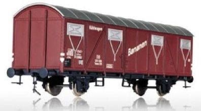 Kiss 191051 Ged. Güterw. braun, Klappen alu, Ep. 4 Spur 1