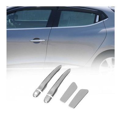 Türgriff Blende Türgriffkappen für Renault Clio 2012-2019 4-Tür Edelstahl 6x