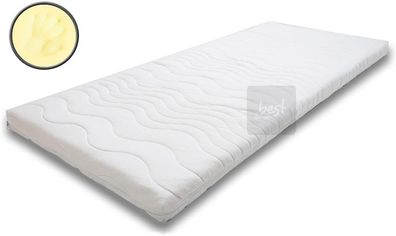 Best For You Visco Topper 7cm Memory Foam Matratzenauflage mit Bezug - hoher Komfort