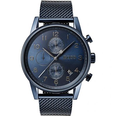 Hugo Boss HB 1513538 Herren Uhr Navigator Chrono Blau - OHNE BOX