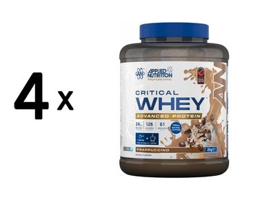 4 x Applied Nutrition Critical Whey (2000g) Frappuccino