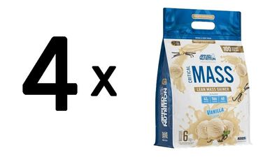 4 x Applied Nutrition Critical Mass - Professional, Vanilla - 6000g