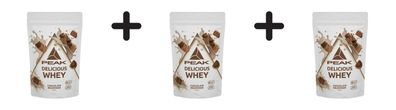 3 x Peak Delicious Whey Protein (300g) Chocolate Milkshake