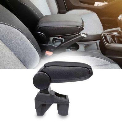Mittelarmlehne Armlehne für Renault Clio 2019-2025 PU-Leder ABS Schwarz