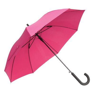 Automatik Stockschirm Ø103 cm Damen - Dunkelpinker Regenschirm, leicht & windstabil