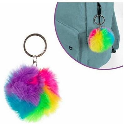 Trendhaus Herbs Schlüsselanhänger Fluffy 8cm Bommel Bagclip NEU