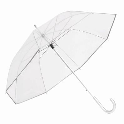 Stockschirm Transparent Ø101 cm - Durchsichtiger Regenschirm für Damen & Herren