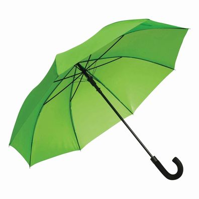 Stockschirm Automatik Ø119 cm - Großer Regenschirm Hellgrün für Damen & Herren