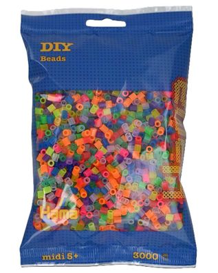 Hama Beutel mit 3000 Midi-Bügelperlen