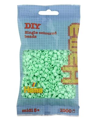 Hama Beutel mit 1000 Midi-Bügelperlen pastell