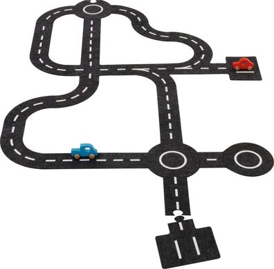 goki Spielstraße mit 2 Fahrzeugen
