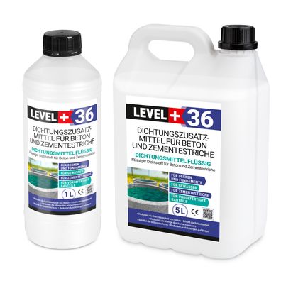 Dichtungsmittel Flüssig Mörtelzusatzmittel 1-25L Zementestriche und Beton L+36