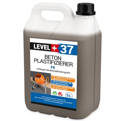 Beton-Zusatzmittel Plastifizierer 5L Betonverflüssiger Estrich Verzögerer L+37