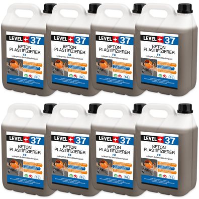 Beton-Zusatzmittel 40L Plastifizierer Betonverflüssiger Estrich Verzögerer L+37