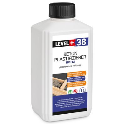 Plastifizierer Beton-Zusatzmittel 1L Beton Fliessmittel Betonverflüssiger L+38