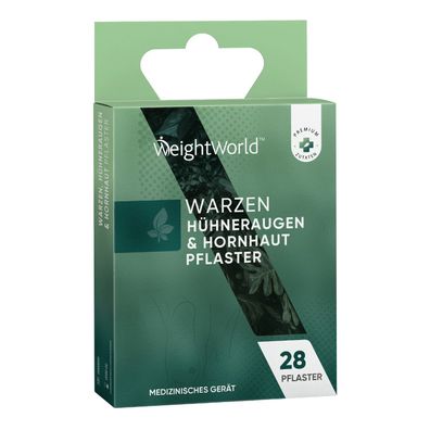 WeightWorld Warzenpflaster mit 28 Salicylsäurepflastern