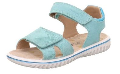 Superfit Sparkle - Hellgrün / Hellblau Leder